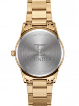Founder Golden Legacy of Precision — Golden Dial Analog Watch