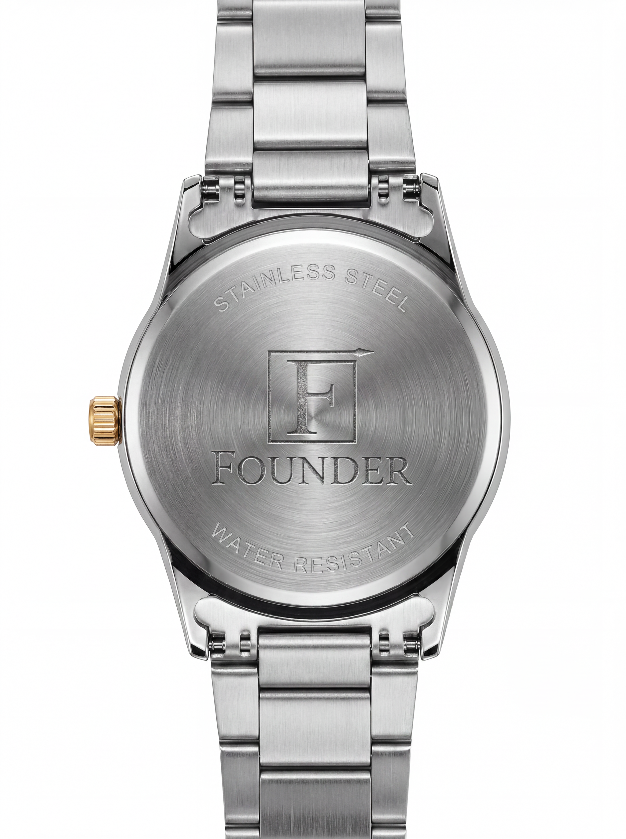 Founder Golden Legacy of Precision — Silver Dial Analog Watch